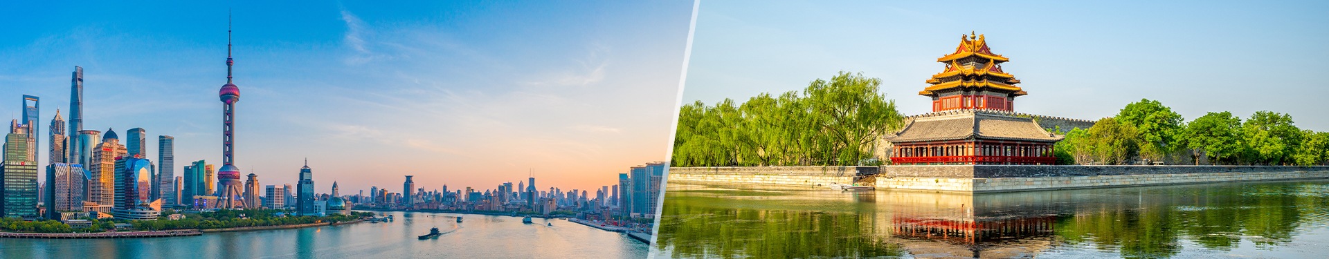 Shanghai and Beijing