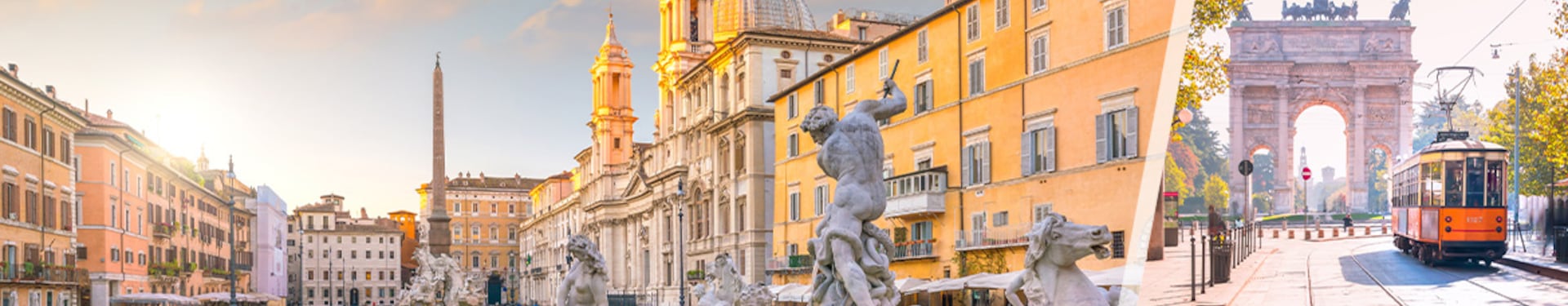 Rome and Milan by train