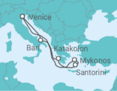 Italy, Greece Cruise itinerary  - Costa Cruises