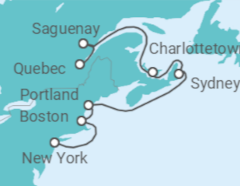 New York to Quebec Cruise itinerary  - Norwegian Cruise Line