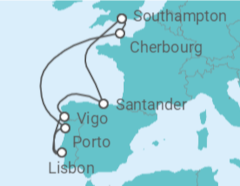 Spain, Portugal, France Cruise itinerary  - PO Cruises