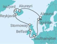 Iceland, Norway Cruise itinerary  - PO Cruises