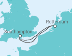 Rotterdam Getaway Cruise itinerary  - Cunard