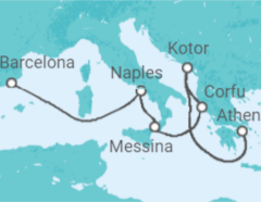 Athens to Barcelona Cruise itinerary  - Princess Cruises