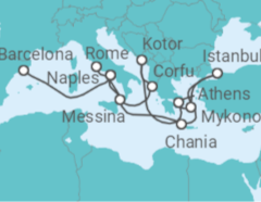 Rome to Barcelona Cruise itinerary  - Princess Cruises