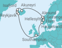 Norwegian Fjords & Iceland Cruise itinerary  - Princess Cruises