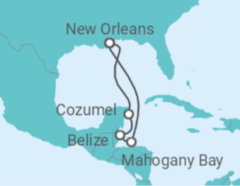 Exotic Western Carib Cruise itinerary  - Carnival Cruise Line