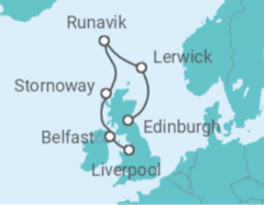 Scottish Islands & Edinburgh Festival Cruise itinerary  - Ambassador Cruise Line