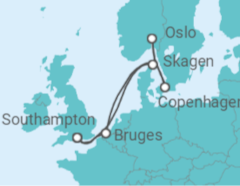 Norway, Denmark, Belgium Cruise itinerary  - MSC Cruises