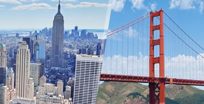 New York and San Francisco New York and San Francisco
