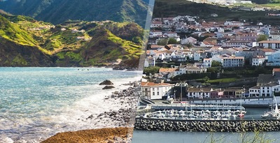 Faial and Terceira by plane Faial and Terceira by plane