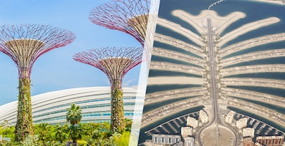 Dubai and Singapore
