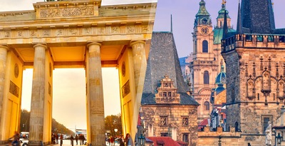 Berlin and Prague by plane Berlin and Prague by plane