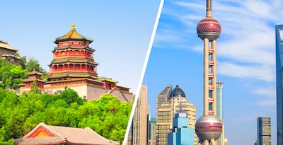 Beijing and Shanghai