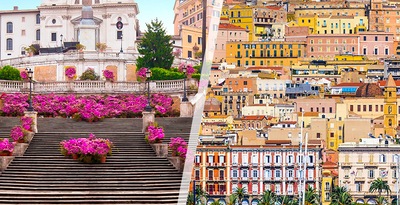 Rome and Cagliari Rome and Cagliari