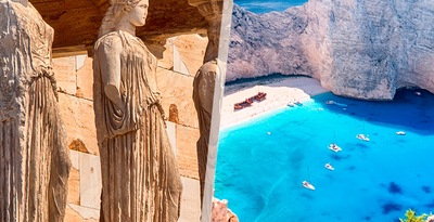 Athens and Zakynthos by plane Athens and Zakynthos by plane