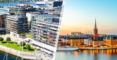 Oslo and Stockholm by plane Oslo and Stockholm by plane