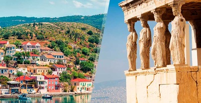 Athens and Kefalonia by plane Athens and Kefalonia by plane