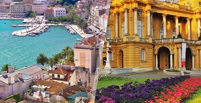 Zagreb and Split Zagreb and Split