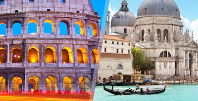 Rome and Venice by train