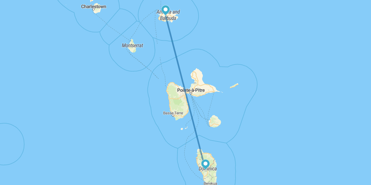 Antigua and Dominica