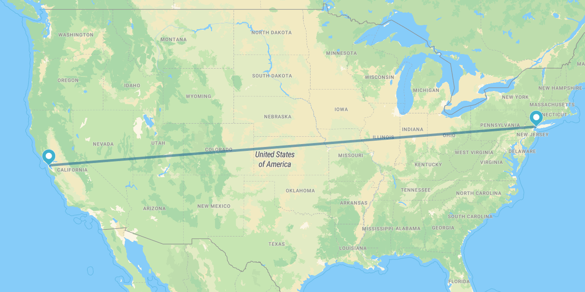 New York and San Francisco