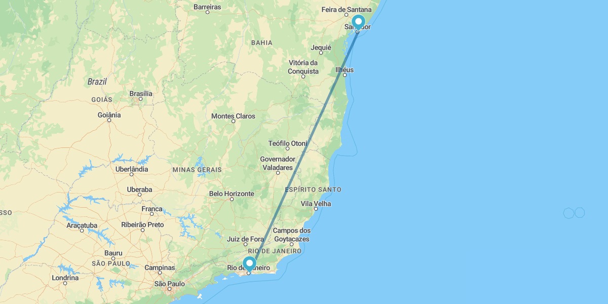 Rio de Janeiro and Salvador