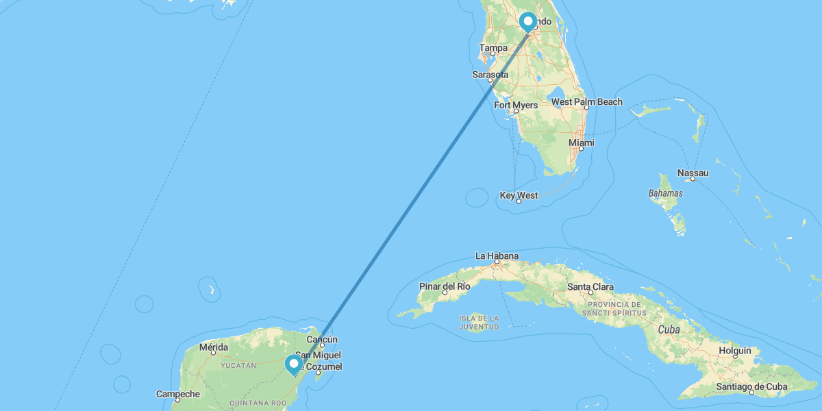 Walt Disney World Orlando and Riviera Maya