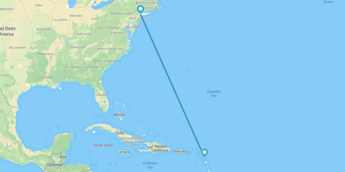 New York and Antigua