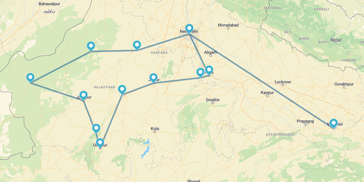 Grand Tour of Rajasthan and Varanasi