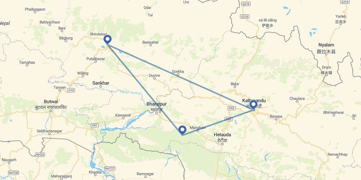 Kathmandu, Pokhara and Chitwan