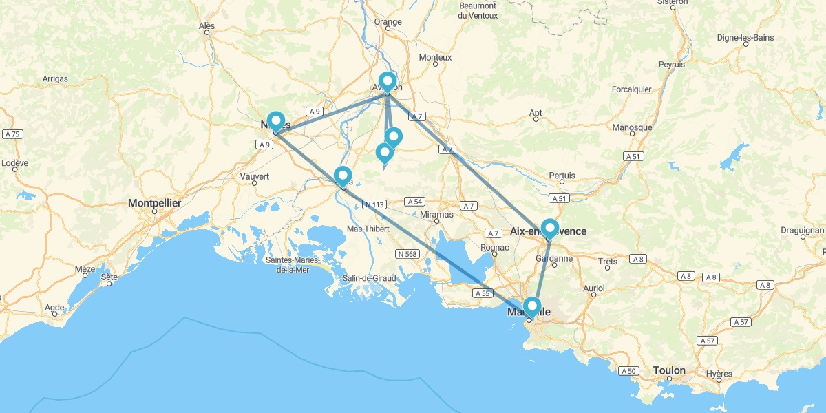 Route through the most authentic Provence