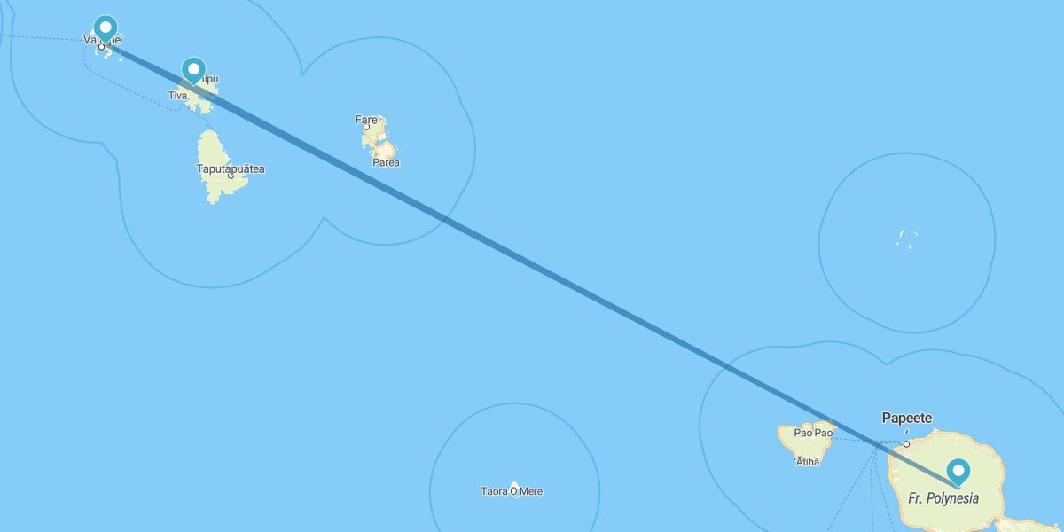 Tahiti, Bora Bora and Tahaa