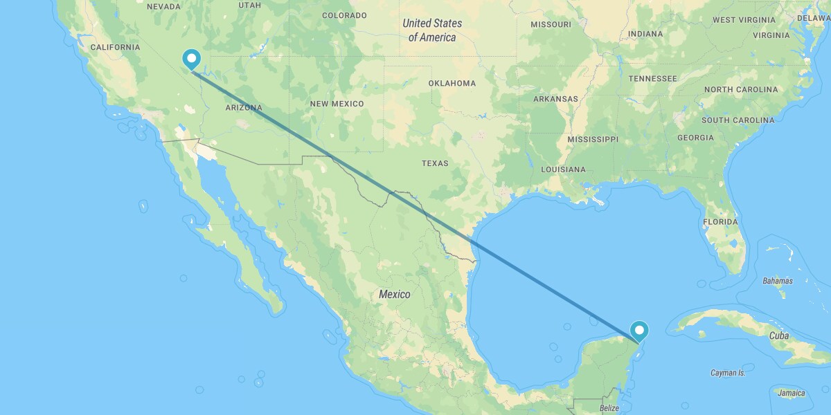 Las Vegas and Cancún