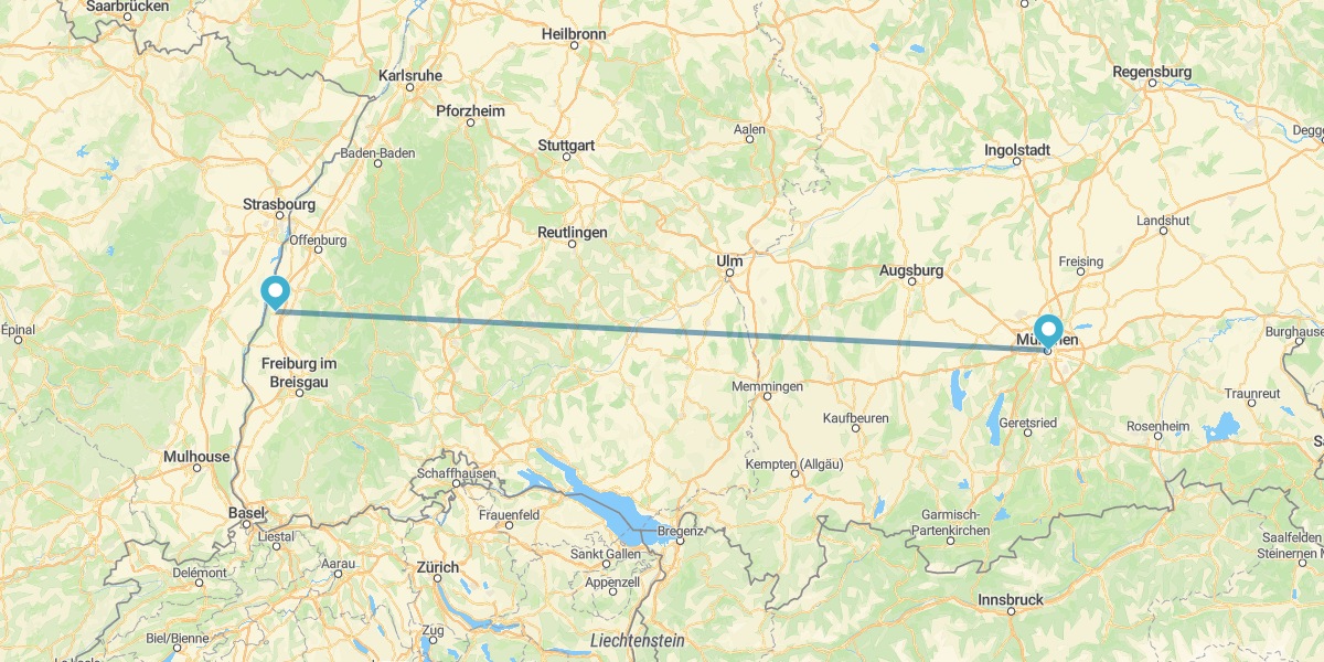 Munich and Europa Park by train