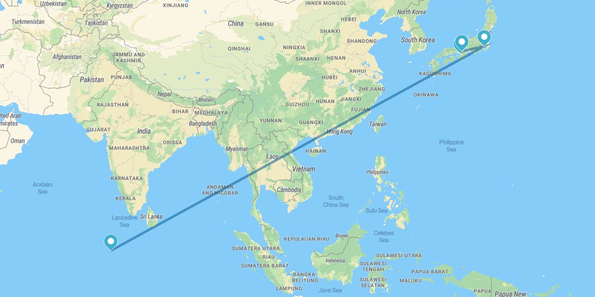 Osaka, Kyoto, Tokyo and Maldives