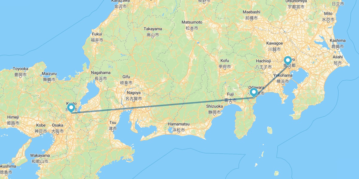 Tokyo, Hakone and Kyoto