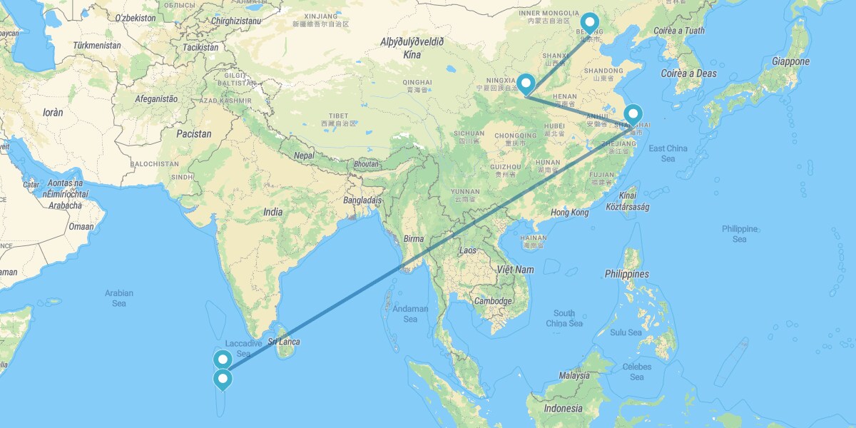 Beijing, Xian, Shanghai and the Maldives