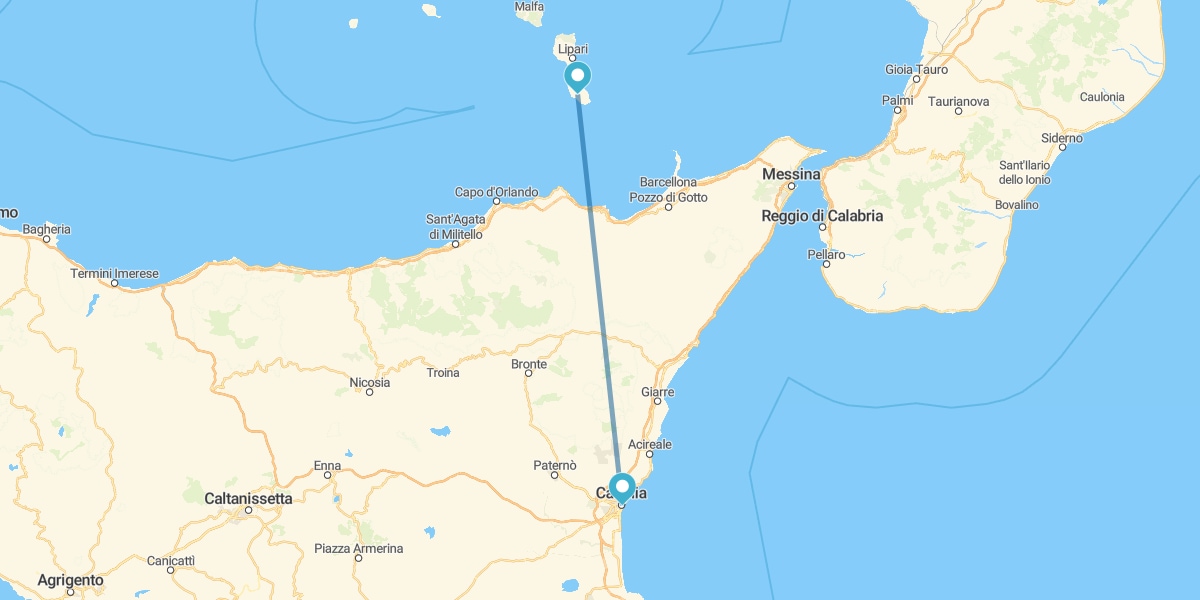 Catania and Vulcano