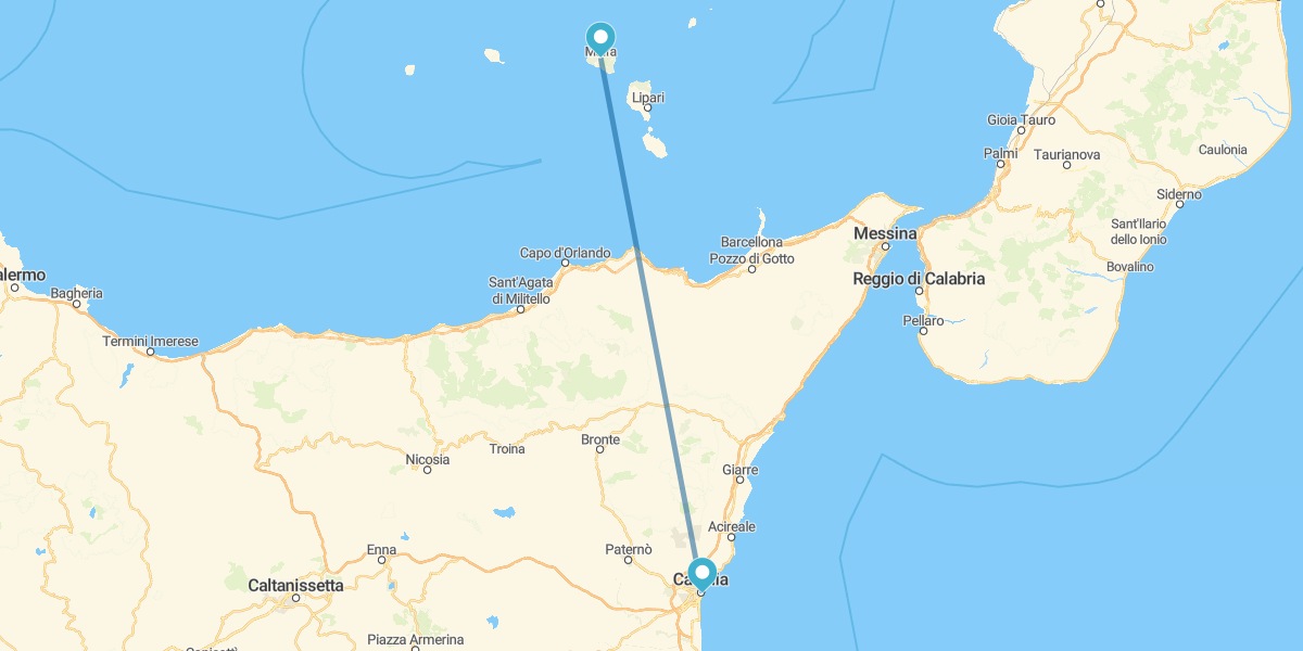Catania and Salina