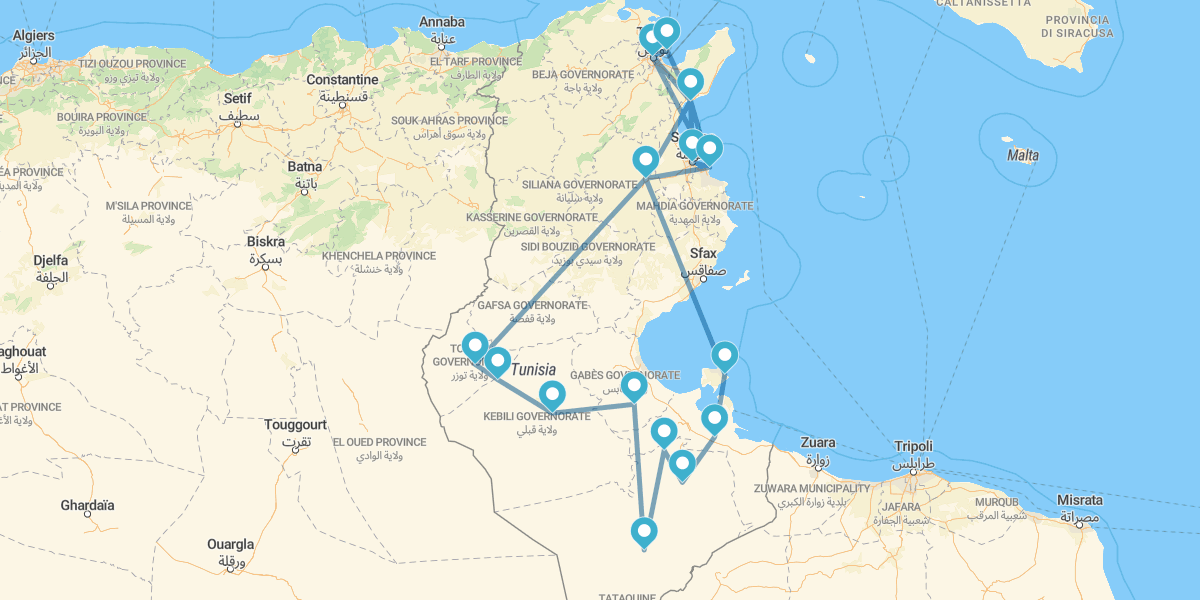 Tunisia, Tataouine, Chebika and Tozeur