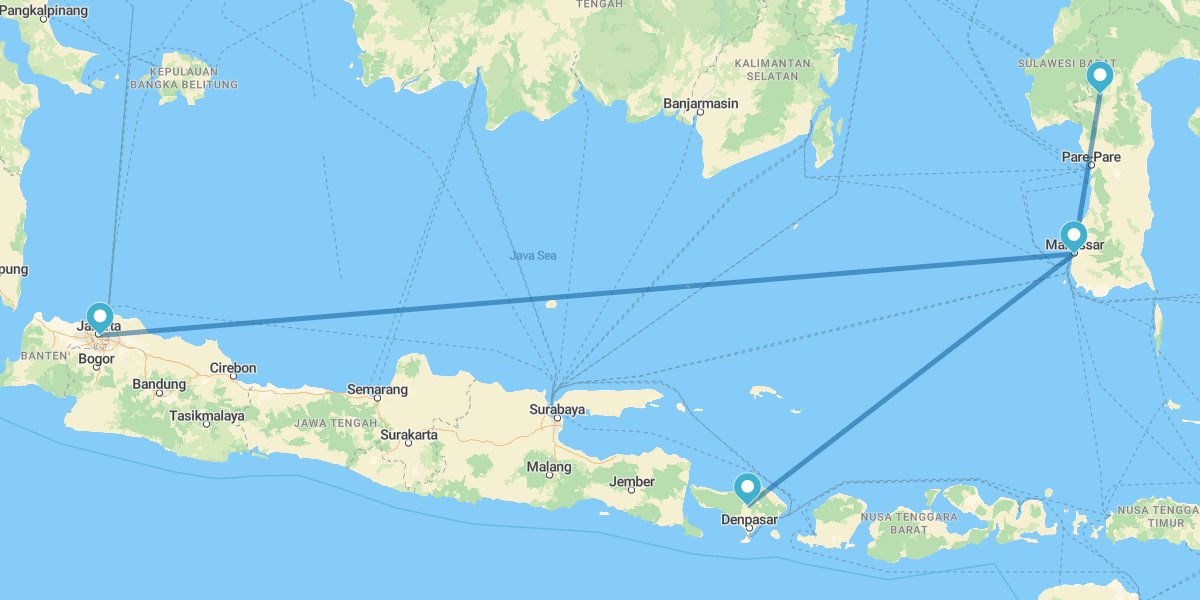 Sulawesi and Bali