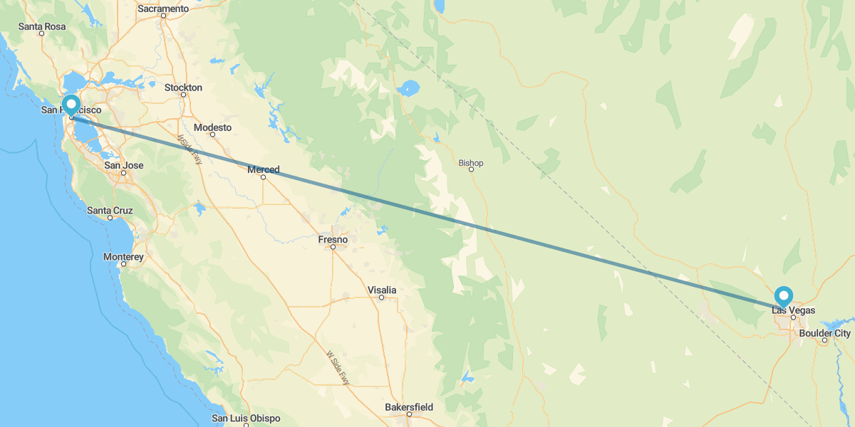 San Francisco and Las Vegas