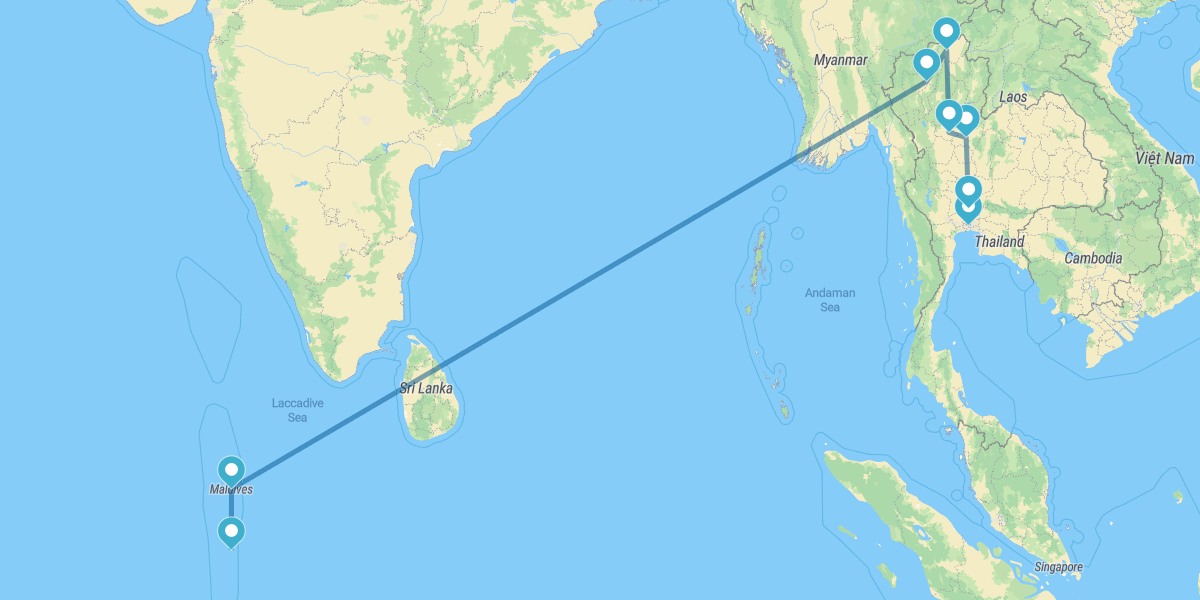 Northern Route and Maldives