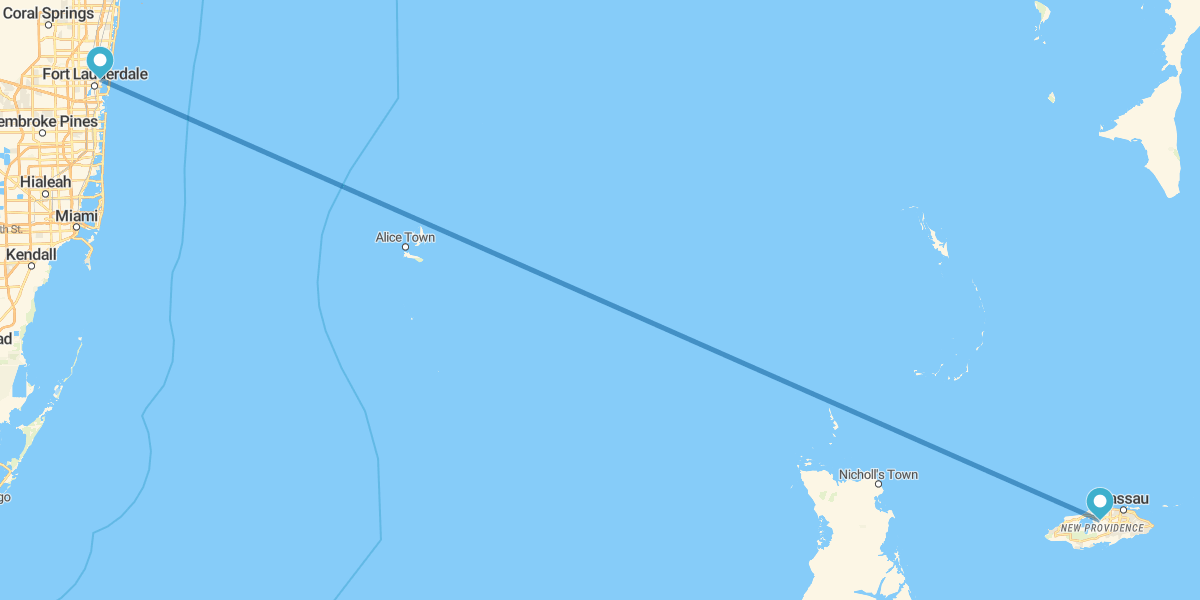 Fort Lauderdale and New Providence