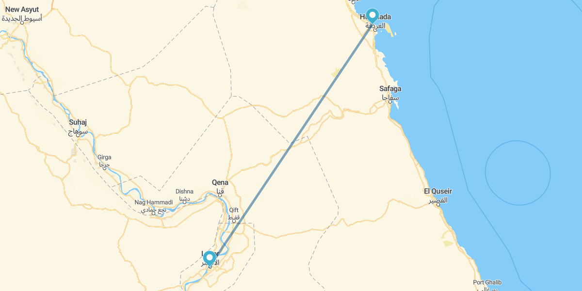 Hurghada and Luxor