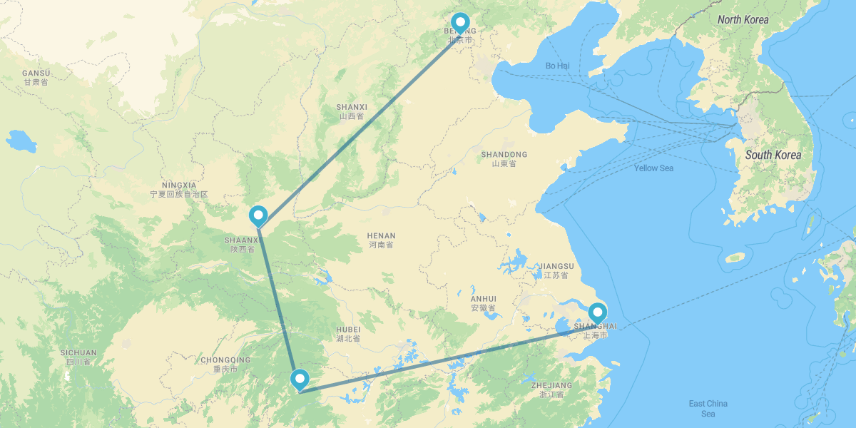 Beijing, Xi’an, Zhangjiajie and Shanghai
