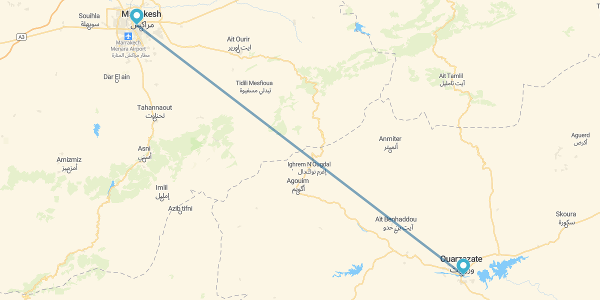 Marrakesh and Ouarzazate in Riads