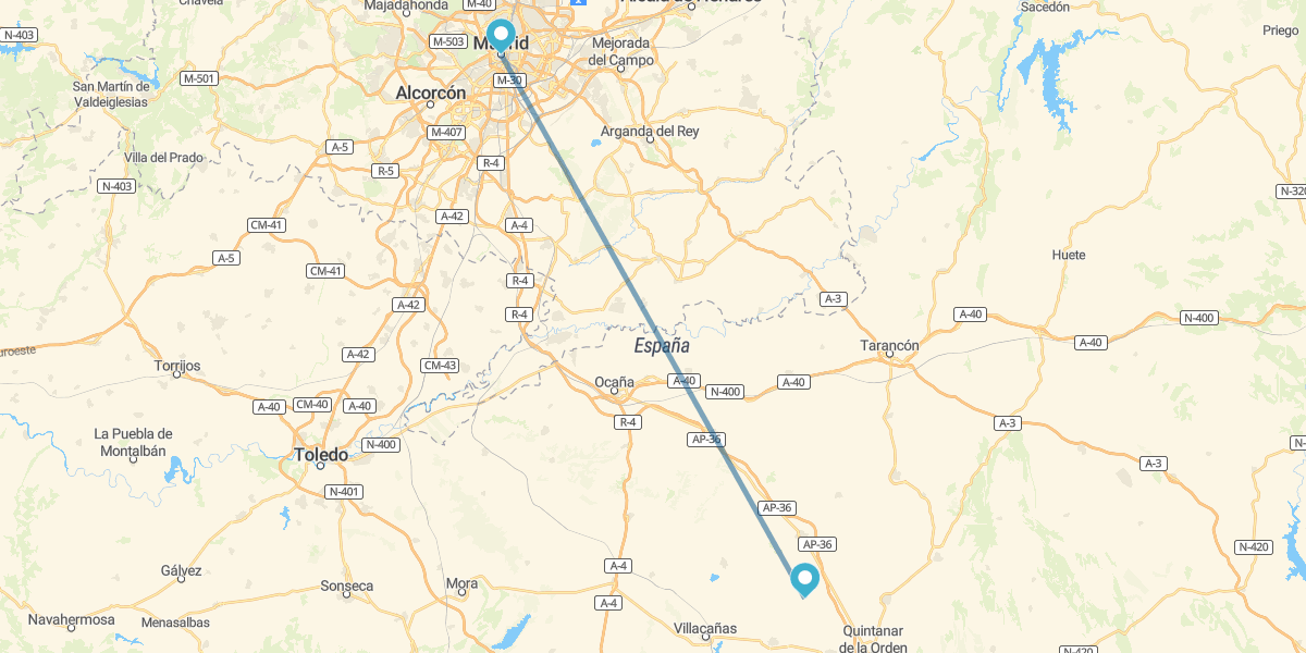 Madrid and Paradores of Castile-La Mancha with hire car