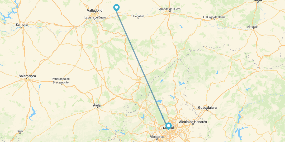 Madrid and Paradores of Castile and León with hire car